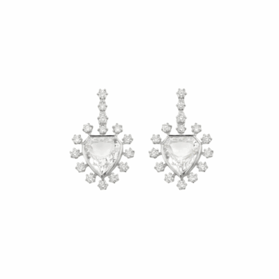 Mini Daystar Rock Crystal Earrings