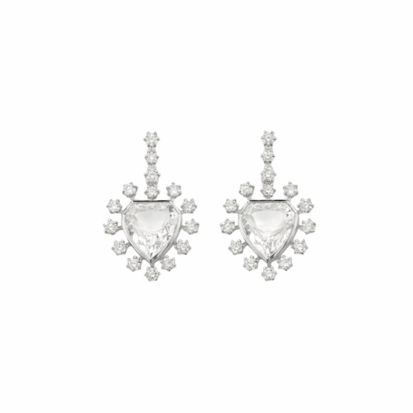 Mini Daystar Rock Crystal Earrings