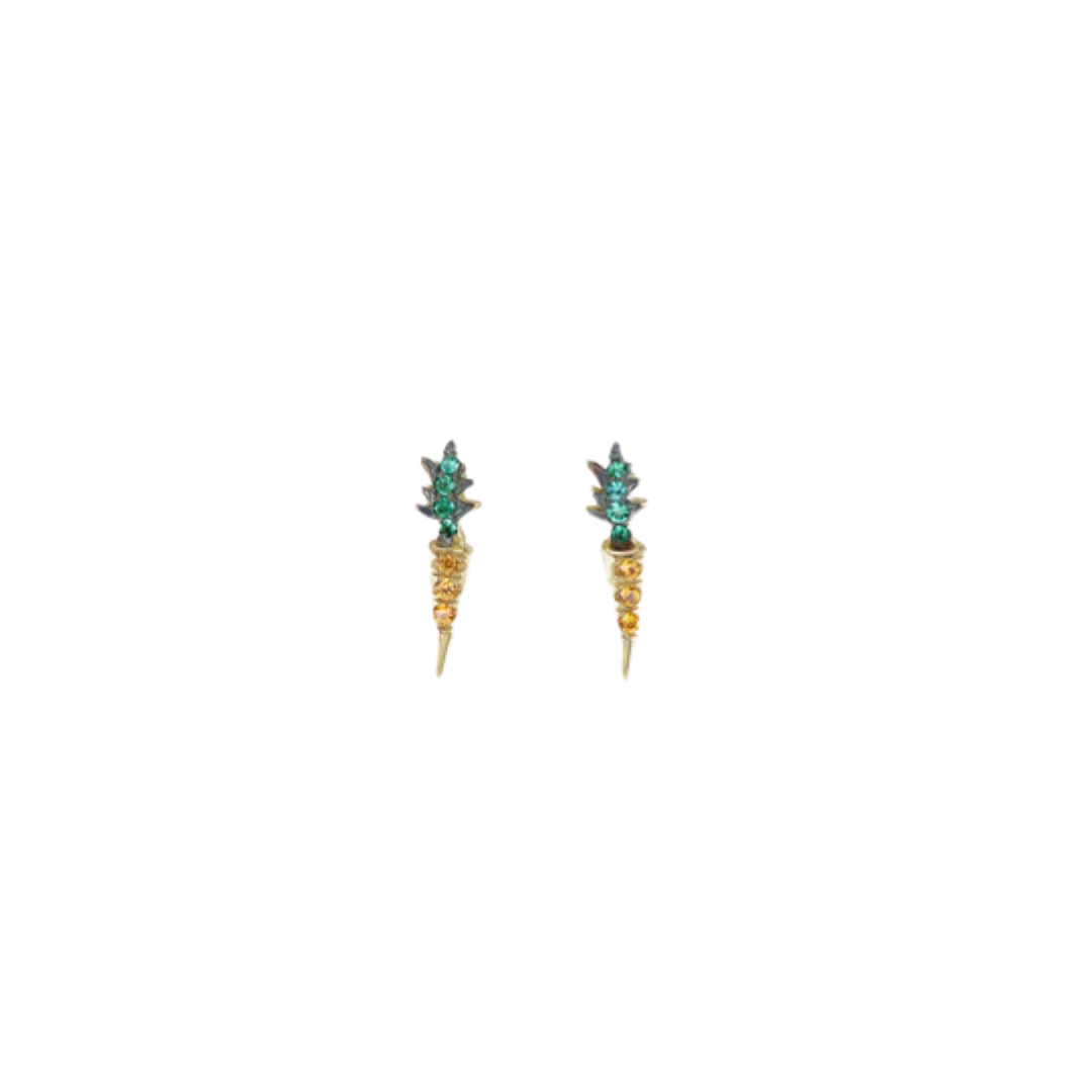 Carrot Stud Earrings