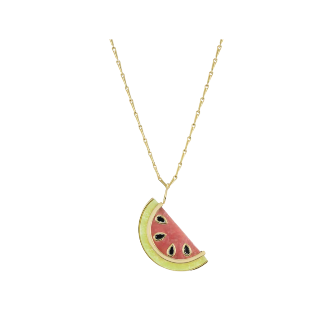 Medium Watermelon Necklace 18""