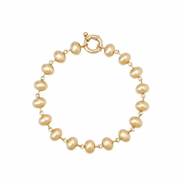 14KYG Bubble Link Chain Bracelet