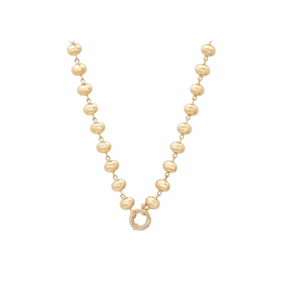 14KYG Bubble Link Chain Necklace
