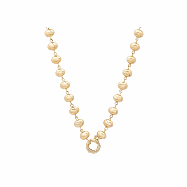 14KYG Bubble Link Chain Necklace