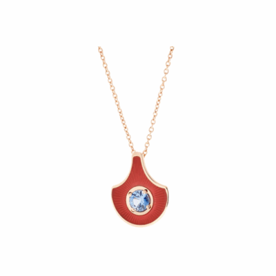 Fish for Love Scale Coral Pendant
