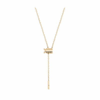 18KYG Mini Latch Pendant Necklace