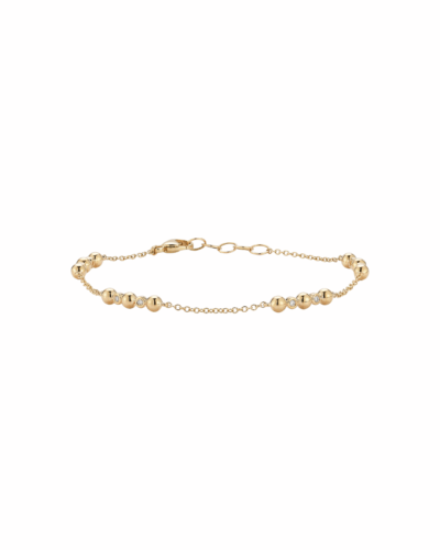 Dana Rebecca Poppy Rae Pebble Bar Station Bracelet