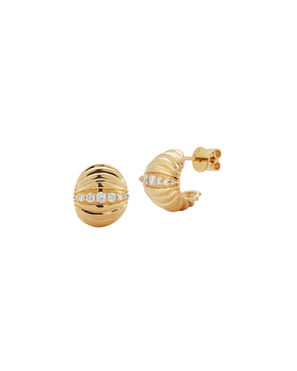 Dana Rebecca Teddi Paige Large Huggies Earrings