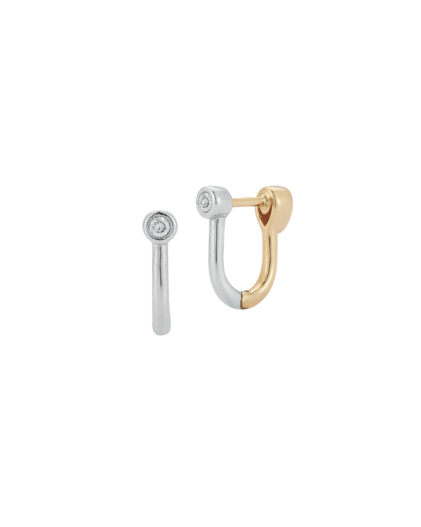Dana Rebecca’s reversible U-Huggie earrings