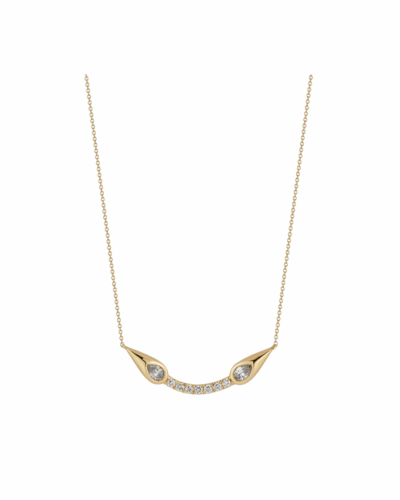 Dana Rebecca’s Taylor Elaine curved bar necklace