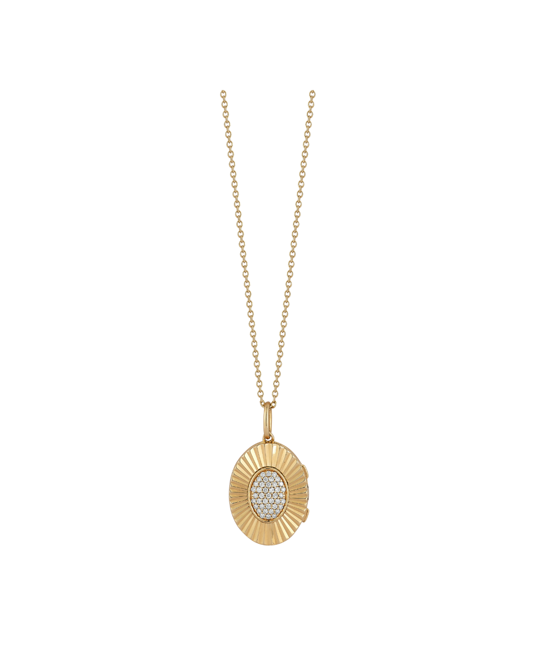 Dana Rebeccas Teddy Paige Oval Locket necklace