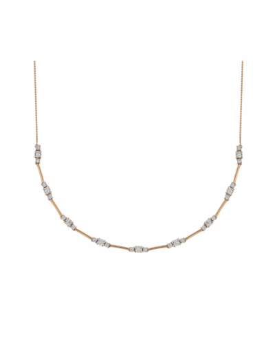 Dana Rebecca’s Ava Bea Trio Interval Tennis Necklace
