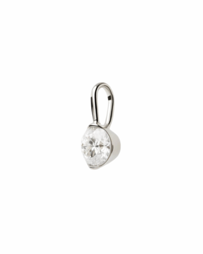 18KWG Mini Grace Pendant with a Lab Diamond