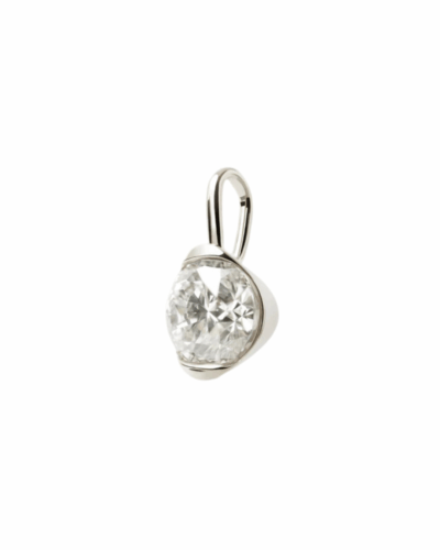 18KWG Grace Pendant with a Lab Diamond