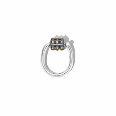 Gold Ball Trundle Lock Ring