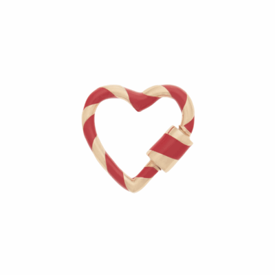 Heartlock with Red Enamel