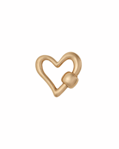 Marla Aaron 18K Yellow Gold Free Form Heartlock