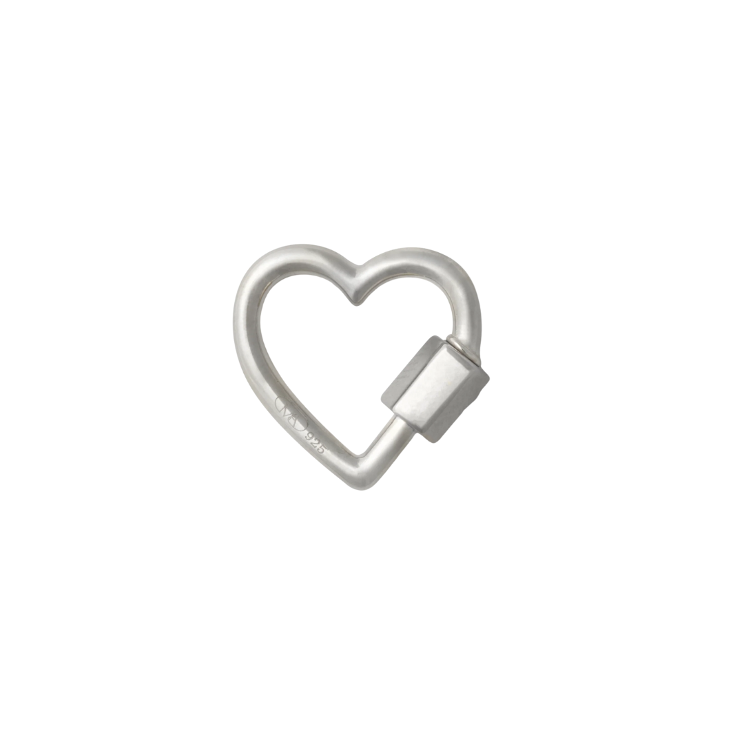 Sterling Silver Heart Lock
