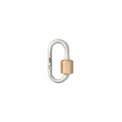 Marla Aaron Sterling Silver & 14K Yellow Gold Baby Lock