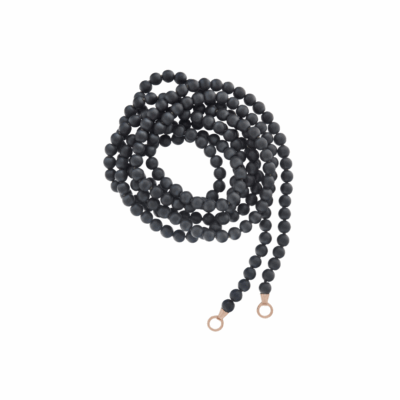 Buffed Hematite Strand