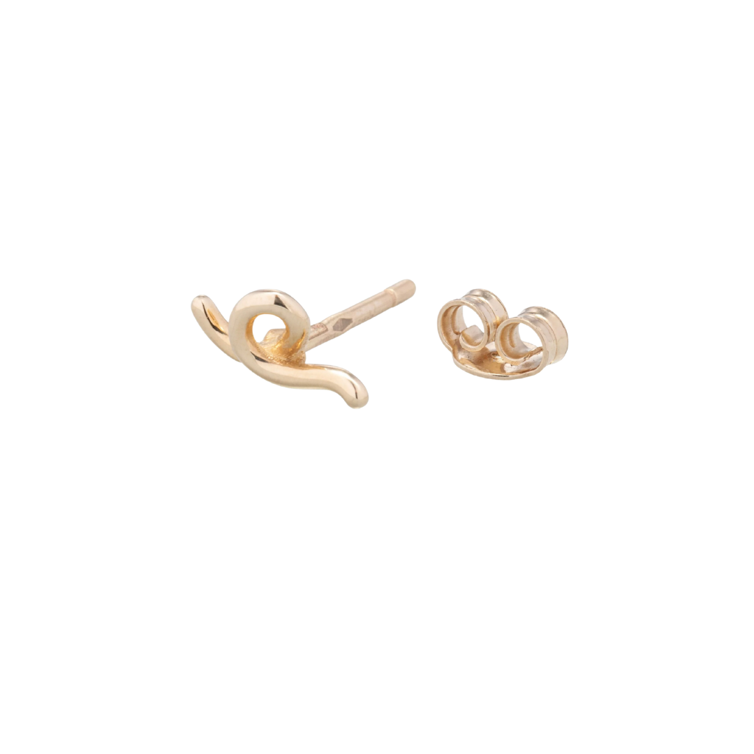 Mini Loop Single Earring in Gold