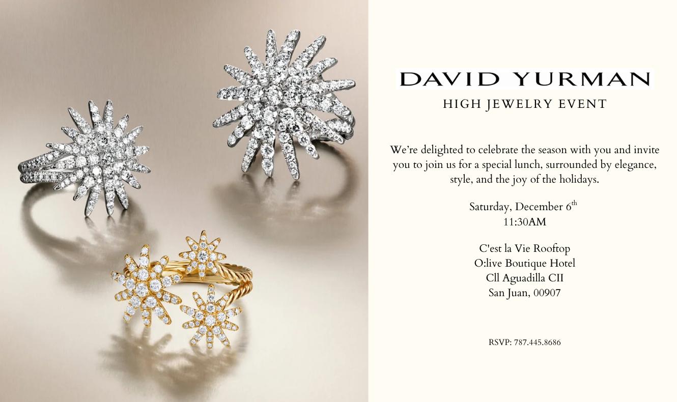 David Yurman Holiday Jewelry Event