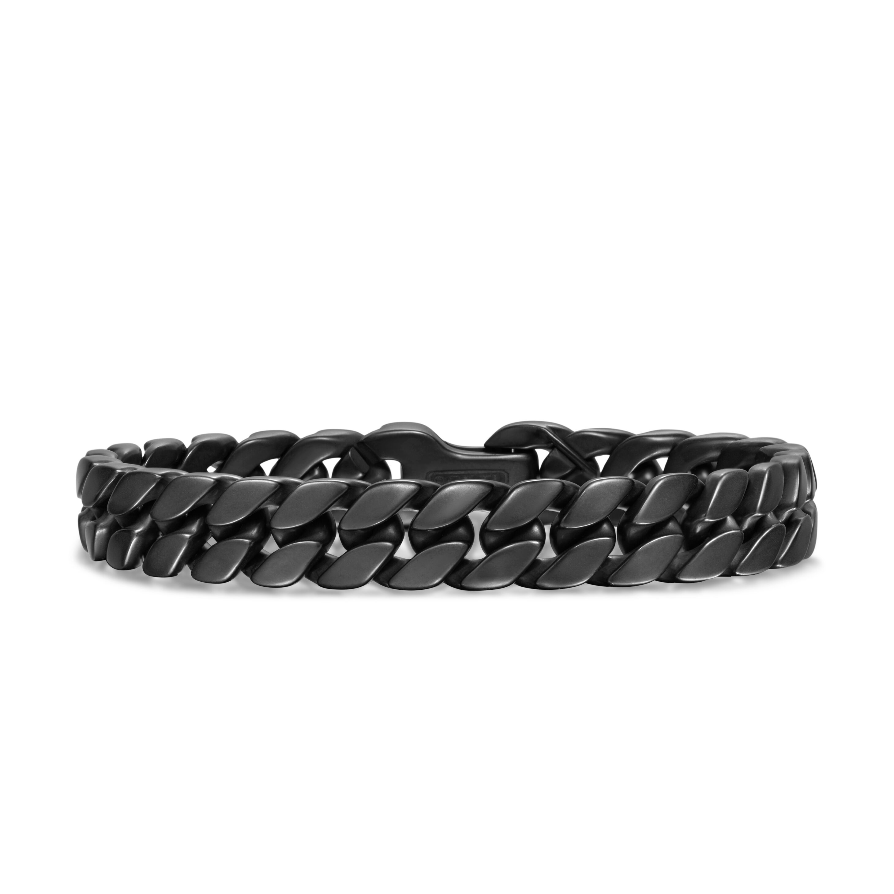 Curb Chain Bracelet in Black Titanium