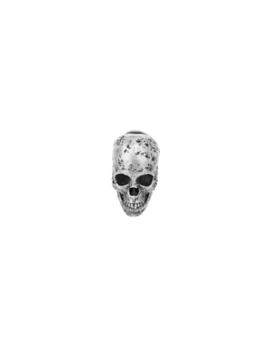 John Varvatos Sterling Silver Skull Brooch