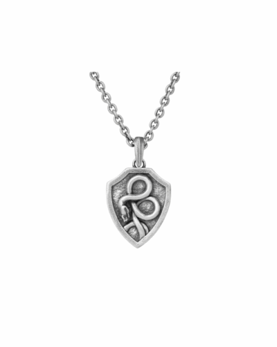 John Varvatos Sterling Silver Snake Pendant Necklace