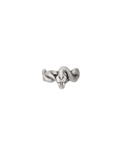 John Varvatos Silver Snake Shank Ring