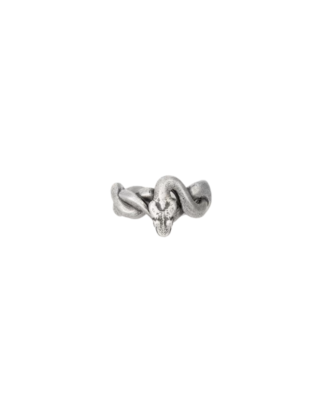 John Varvatos Silver Snake Shank Ring
