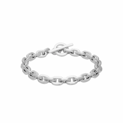 Cuadro Toggle Bracelet in Silver