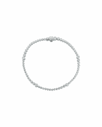18K White Gold Rainsun Diamond Tennis Bracelet