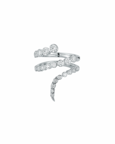 Diamond Radiance Coil Ring