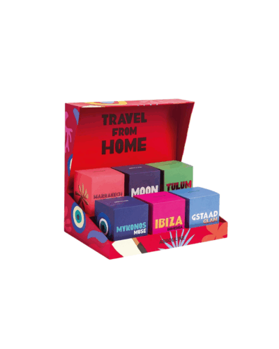 The Travel From Home Scented Candle Set by Assouline