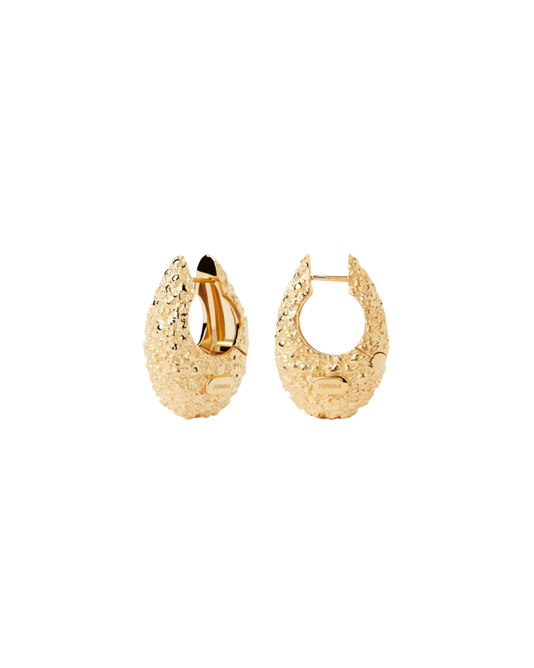 18KYG Marina Hoop Earrings