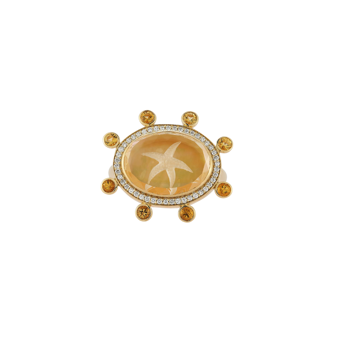 Rennas Small Starfish Caspian Ring