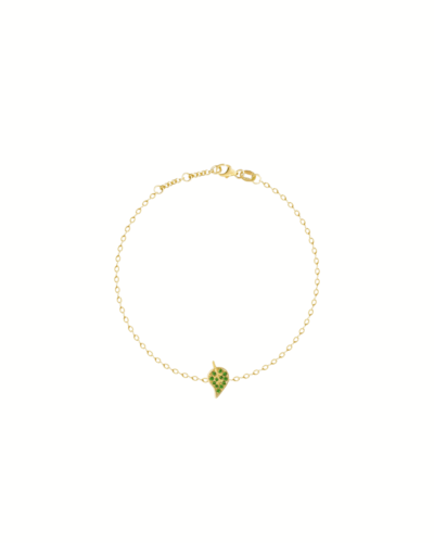 18K Yellow Gold Frutti Tasvorites Leaf Chain Bracelet