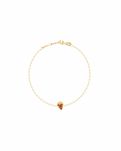 Rosmundo 18K Yellow Gold Strawberry Chain Bracelet