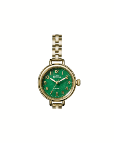 Gold Green Dial The Birdy, 34mm