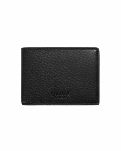 Slim Bifold Wallet – Black Leather