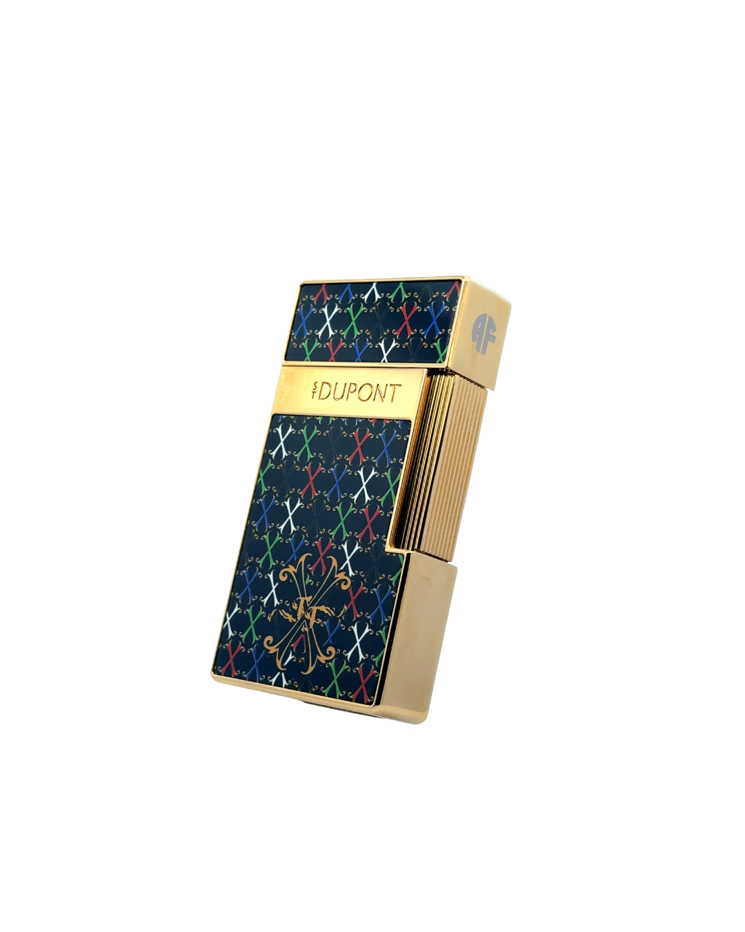Biggy Blue Lacquered Lighter Fuente Multicolor