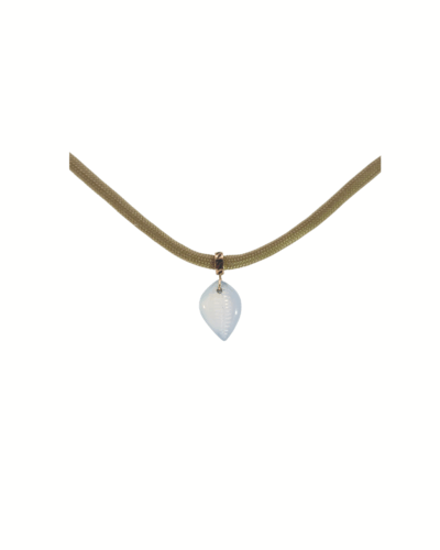 Petite Carved Cowry Crystal Shell