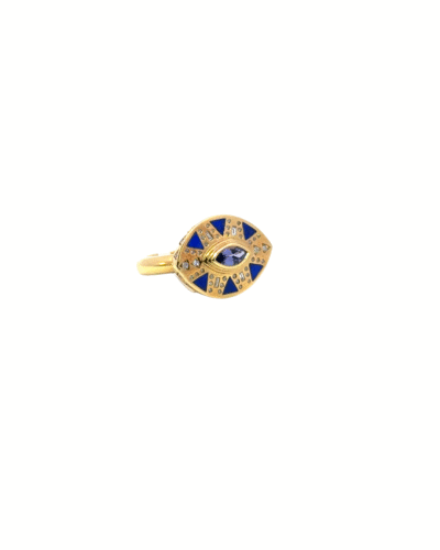 Cleopatra's Eye Cocktail Ring, size 7