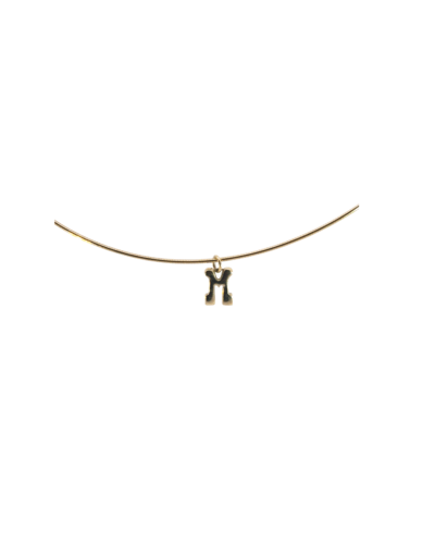 The ITA "Sanse" small letter "M" earring,