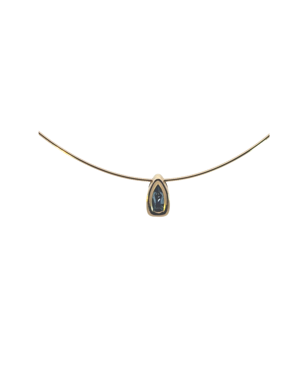 "Bana" Bead Pendant - Blue Topaz
