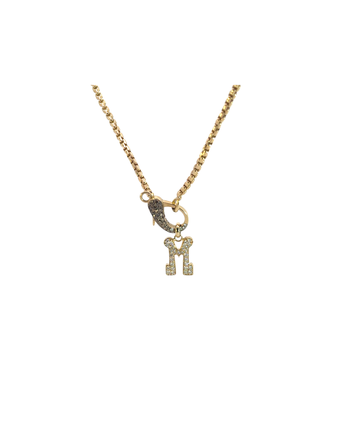 Box Chain with Diamond Parrot Lock