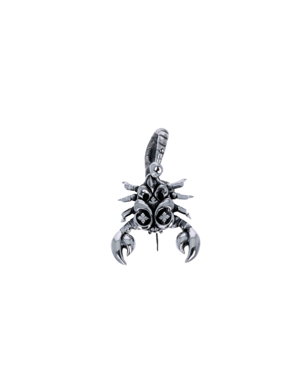 Scorpion Sterling Silver Lapel Pin