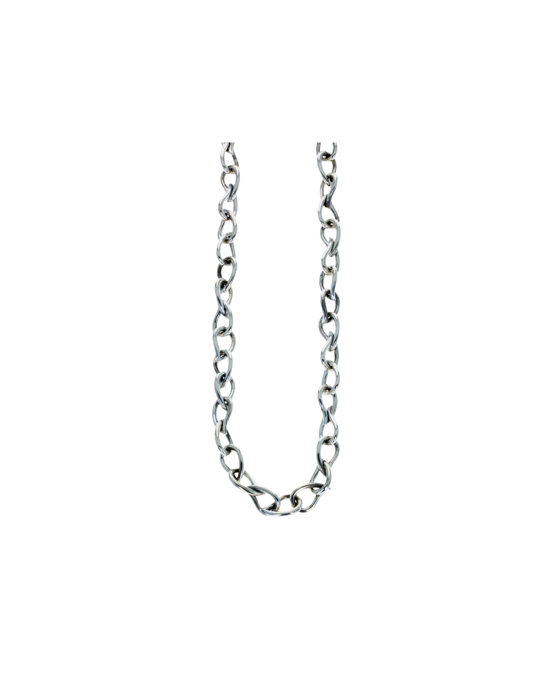 Small Paisley Link Necklace, 24'