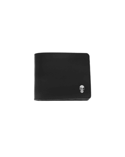 Bifold Wallet with Silver Skull