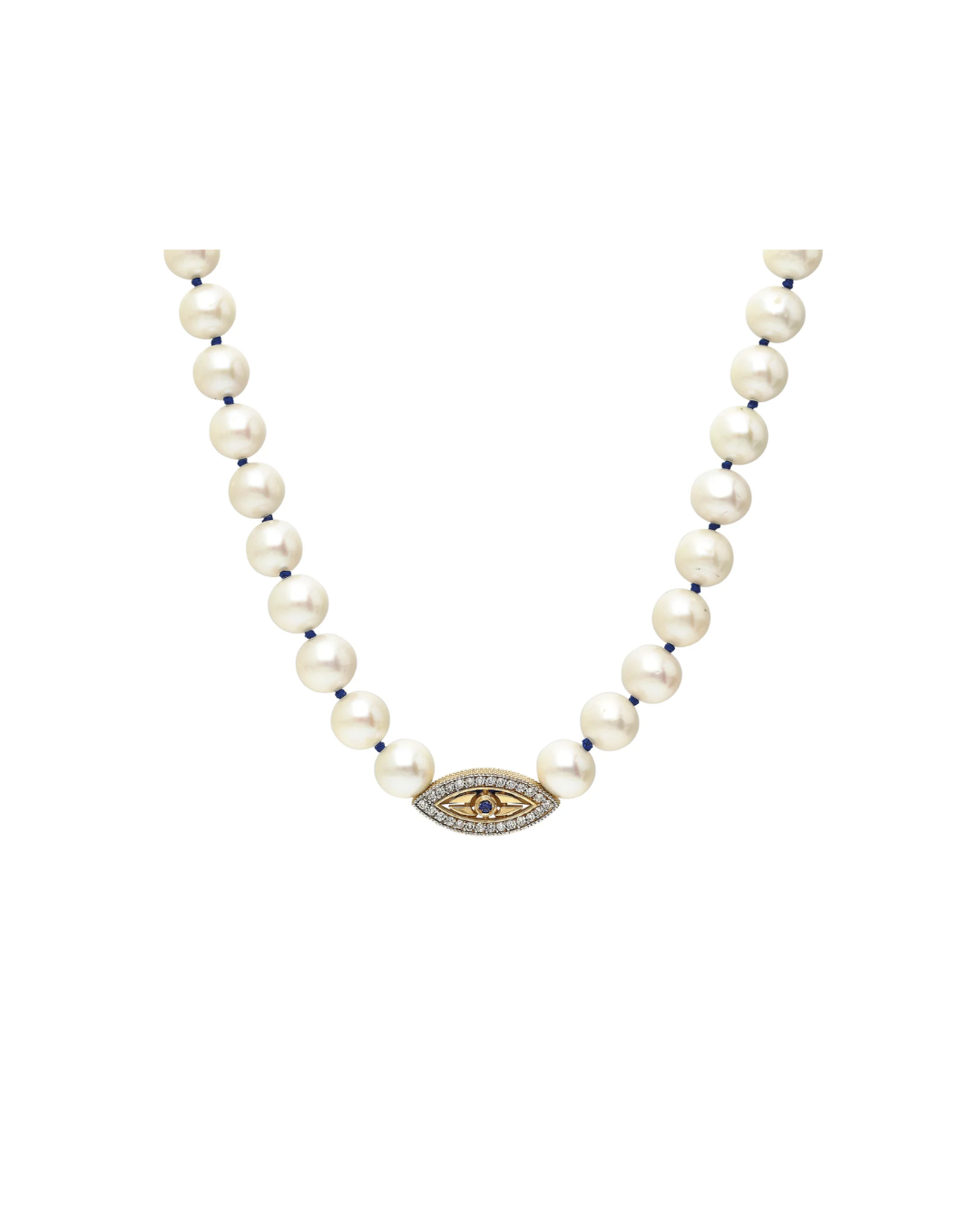 Pavé "Macu Beaded Necklace - Freshwater Pearl
